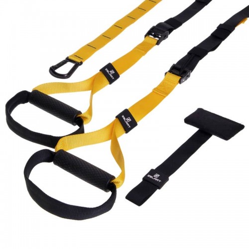 Підвісні петлі TRX чорний-жовтий, код: FI-3595-S52