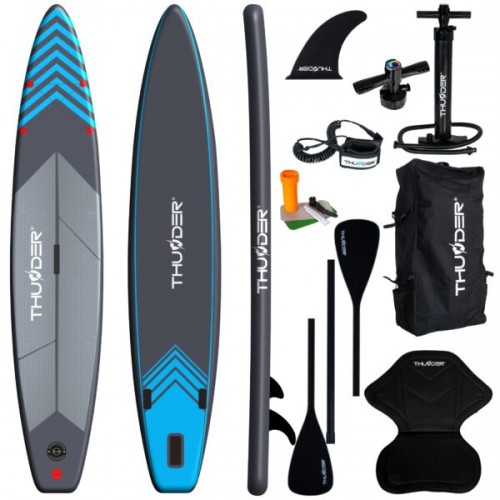 Надувна SUP дошка Thunder Stell Blue 3650x750x150 мм, код: STEEL BLUE-IN