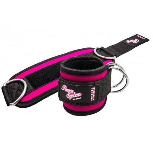 Манжети на щиколотку Power System Ankle Strap Gym Babe рожевий, код: PS_3450_Pink Манжети на щиколотку Power System Ankle Strap Gym Babe рожевий, код: PS_3450_Pink