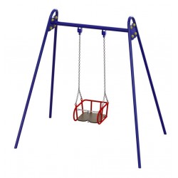 Гойдалка одинарна металева Miros на ланцюгах, код: DIO309.6