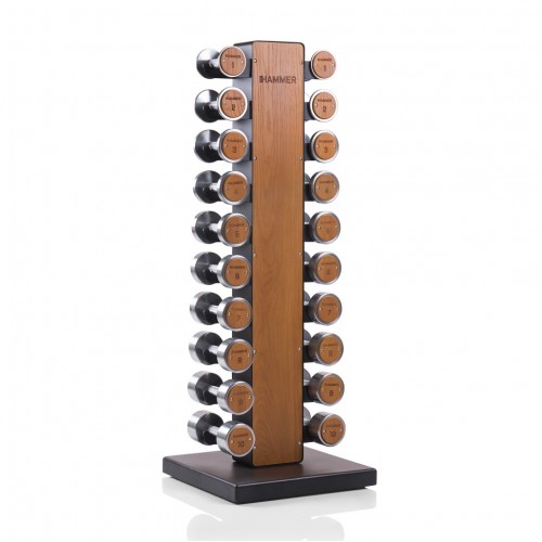 Стійка з гантелями Hammer Exclusive 1-10 кг, код: 17343-S25 Стійка з гантелями Hammer Exclusive 1-10 кг, код: 17343-S25