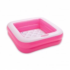 Дитячий надувний басейн Intex Play Box Pools (85х85х23 см) рожевий, код: 57100-1-IB