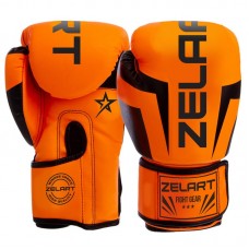 Боксерські рукавички Zelart 14 унції, помаранчевий, код: BO-5698_14OR
