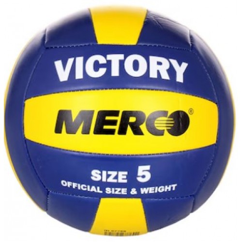 М"яч волейбольний Merco Victory volleyball Ball №5, синій-жовтий, код: 8591792677690 М"яч волейбольний Merco Victory volleyball Ball №5, синій-жовтий, код: 8591792677690