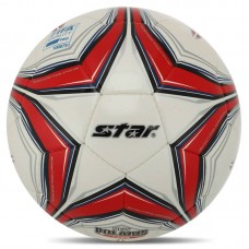 М"яч футбольний Star New Polaris 1000 FIFA №5 PU, білий-червоний, код: SB375F-S52