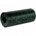 Масажний ролик (роллер) гладкий PowerPlay 2 in 1 EPP Foam Roller 330x140 мм, чорний-зелений, код: PP_4348_Green_(33x14)