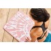 Килимок для йоги Adidas Tie-Dye Yoga Mat 1830х610х10 мм, рожевий-білий, код: 885652022453