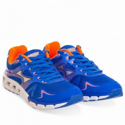 Кросівки для спортзалу Health, розмір 43 (26,5см), синій-помаранчевий, код: 7888-BL_43