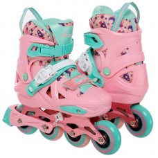 Роликові ковзани розсувні Banwei M (34-37) рожевий, код: BW-225_MP Роликові ковзани розсувні Banwei M (34-37) рожевий, код: BW-225_MP