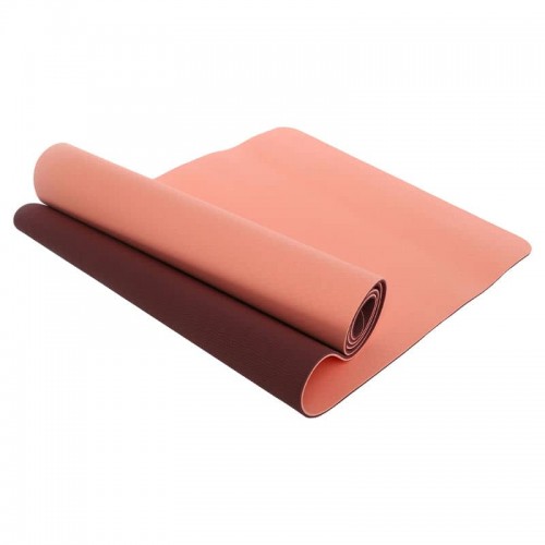Килимок для фітнесу та йоги FitGo 1830х610х6 мм, пудровий-фіолетовий, код: FI-3046_PUV Килимок для фітнесу та йоги FitGo 1830х610х6 мм, пудровий-фіолетовий, код: FI-3046_PUV