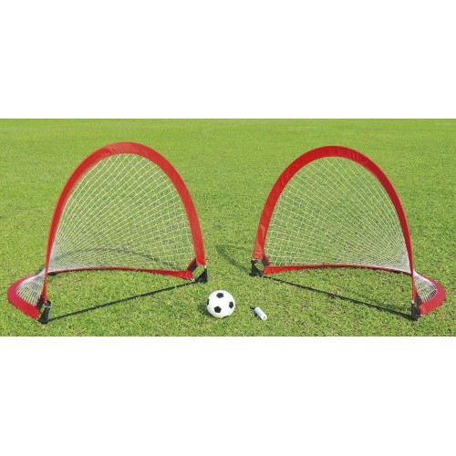 Розкладні футбольні ворота Outdoor-Play Foldable Soccer Goal 2 шт., код: JC-5219A Red