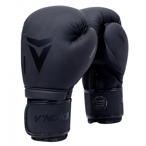 Боксерські рукавички V`Noks Ultima Black 16 унцій, код: 60180_16-RX
