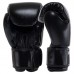 Рукавички шкіряні боксерські Zelart 12 унцій, чорний, код: VL-8477_12BK