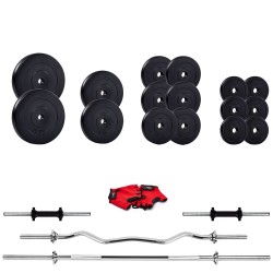 Набірна штанга і гантелі Fit-On 68кг, код: 2222-0068