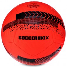 М"яч футбольний Habryd Soccermax FIFA №5 PU червоний-чорний, код: FB-3113_R-S52