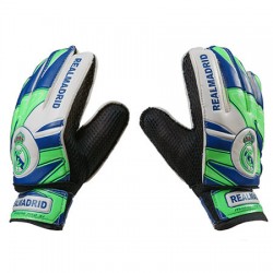 Воротарські рукавички Latex Foam Realmadrid розмір 5, синьо-зелений, код: GGLG-RM15-WS