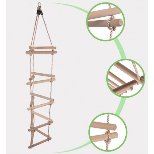 Підвісна драбина WCG трикутна для дитячого майданчика, код: W-307-IF