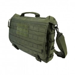 Сумка Kombat UK Medium Messenger Bag 20л, 400х300х130 мм, оливковий, код: 5056258901113