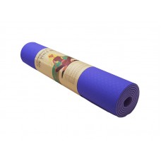 Килимок для йоги та фітнесу FitGo 6мм, фіолетовий, код: 5415-2VV-WS