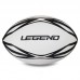 М"яч для регбі гумовий Legend №4 білий-чорний, код: R-3298-S52