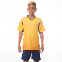 Футбольна форма підліткова PlayGame Rhomb розмір 24, ріст 120, жовтий-синій, код: 11B_24YBL
