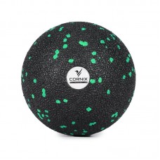 Масажний м"яч Cornix EPP Ball 8 см, чорний-зелений, код: XR-0127