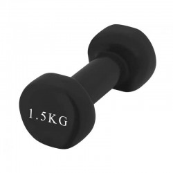 Гантель вінілова PowerPlay 1х1,5 кг, чорний, код: PP_4121_1,5kg Гантель вінілова PowerPlay 1х1,5 кг, чорний, код: PP_4121_1,5kg