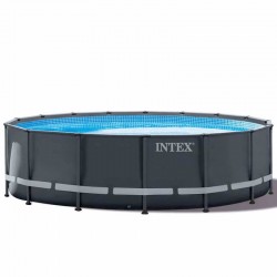 Круглий каркасний басейн Intex Ultra XTR Frame Pool, 4880x1220 мм, код: 26326-IB