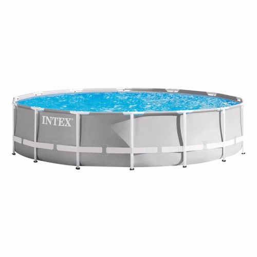 Круглий каркасний басейн Intex Prism Frame Pool, 4270x1070 мм, код: 26720-IB