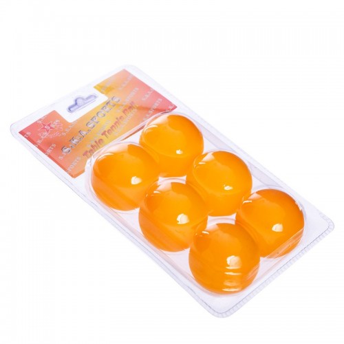 М"ячі для настільного тенісу PlayGame 6 шт помаранчевий, код: MT-4506-OR