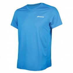 Футболка дитяча для тенісу Babolat Core flag club tee boy (6-8), блакитний, код: 3324921613185