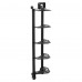 Стійка горизонтальна для бамперних дисків пересувна Mdbuddy Bumper Plate Rack 1300x300x260мм, чорний, код: TA-1691