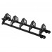 Стійка горизонтальна для бамперних дисків пересувна Mdbuddy Bumper Plate Rack 1300x300x260мм, чорний, код: TA-1691