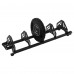 Стійка горизонтальна для бамперних дисків пересувна Mdbuddy Bumper Plate Rack 1300x300x260мм, чорний, код: TA-1691