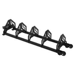 Стійка горизонтальна для бамперних дисків пересувна Mdbuddy Bumper Plate Rack 1300x300x260мм, чорний, код: TA-1691 Стійка горизонтальна для бамперних дисків пересувна Mdbuddy Bumper Plate Rack 1300x300x260мм, чорний, код: TA-1691