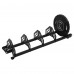 Стійка горизонтальна для бамперних дисків пересувна Mdbuddy Bumper Plate Rack 1300x300x260мм, чорний, код: TA-1691