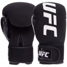 Рукавички боксерські на липучці UFC Pro Washable L, код: UHK-75008-S52