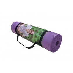 Килимок для фітнесу та йоги FitGo 1800х600х10мм, фіолетовий, код: 5415-15V-WS