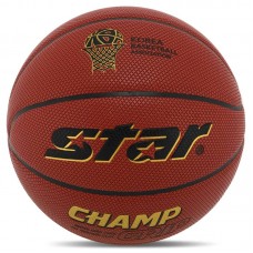 М"яч баскетбольний Star Champ Grip №7 PU, коричневий, код: BB4277C_BR