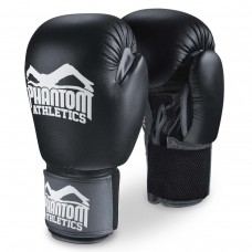Боксерські рукавиці Phantom Ultra Black 12 унцій, код: PHBG1646-12-PP