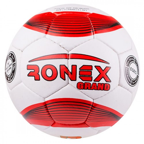 М”яч футбольний Grippy Ronex JM1 Grand №5, червоний, код: RX-JM1R-WS М”яч футбольний Grippy Ronex JM1 Grand №5, червоний, код: RX-JM1R-WS