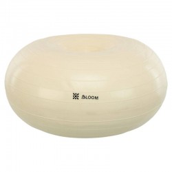 Фітбол м"яч для балансу Пончик сатин Bloom 550 мм, білий, код: LB7050_W Фітбол м"яч для балансу Пончик сатин Bloom 550 мм, білий, код: LB7050_W