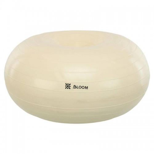 Фітбол м"яч для балансу Пончик сатин Bloom 550 мм, білий, код: LB7050_W Фітбол м"яч для балансу Пончик сатин Bloom 550 мм, білий, код: LB7050_W