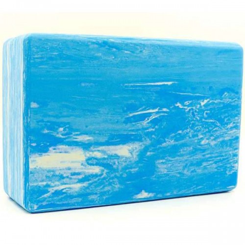 Блок для йоги FitGo 230х155х75 мм синій, код: FI-5164_BL