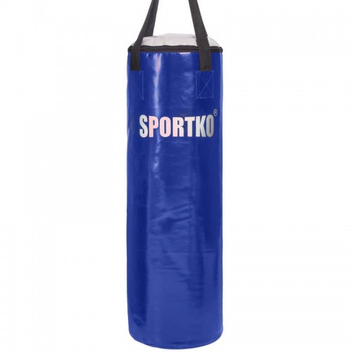 Мішок боксерський SportKo 850х320 мм, 20 кг, синій, код: MP-3_BL