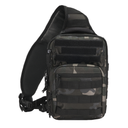 Тактична сумка-рюкзак Brandit-Wea US Cooper sling medium 8L, dark-camo, код: 8036-4-OS