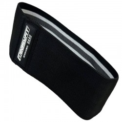 Гумка тканинна для фітнесу EasyFit Hard (18-25 кг), чорний, 380х80 мм, код: EF-1820-H-EF