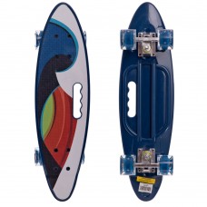 Скейтборд круизер PlayBaby 600x170 мм, синій, код: HB-31B-1-S52