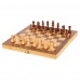Шахи, шашки 2 в 1 дерев"яні на магнітах Pawnson 300x300 мм, код: X0027