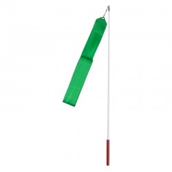 Стрічка гімнастична FitGo 6 м, зелена, код: TA7134-6-GR-WS